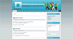 Desktop Screenshot of interscholen.be